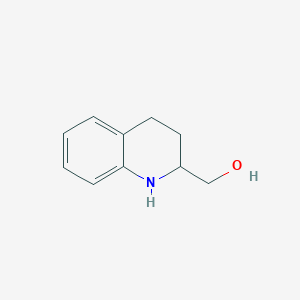 molecular formula C10H13NO B150754 (1,2,3,4-四氢喹啉-2-基)甲醇 CAS No. 40971-36-6