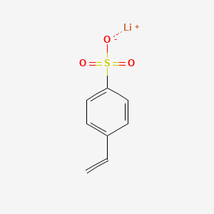 molecular formula C8H7LiO3S B1507542 4-Vinylbenzenesulfonic acid lithium salt CAS No. 4551-88-6