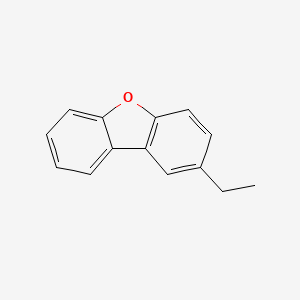 molecular formula C14H12O B15075476 2-Ethyldibenzofuran CAS No. 53386-99-5