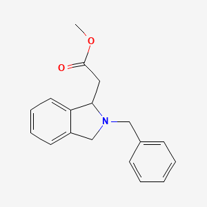 molecular formula C18H19NO2 B1507548 Methyl 2-(2-benzylisoindolin-1-yl)acetate CAS No. 444583-96-4
