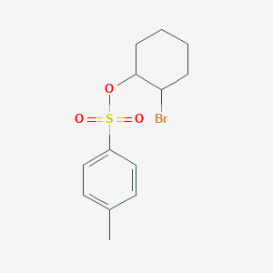 molecular formula C13H17BrO3S B15075574 (2-Bromocyclohexyl) 4-methylbenzenesulfonate CAS No. 5433-23-8