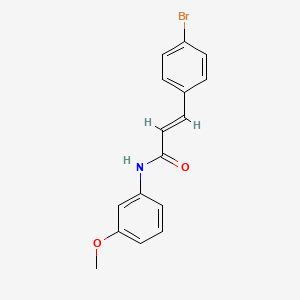 3-(4-Bromophenyl)-N-(3-methoxyphenyl)-2-propenamide