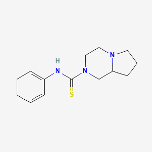 N-phenylhexahydropyrrolo[1,2-a]pyrazine-2(1H)-carbothioamide