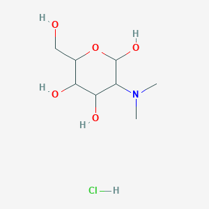 3-Dimethylamino-6-hydroxymethyl-tetrahydro-pyran-2,4,5-triol, hydrochloride