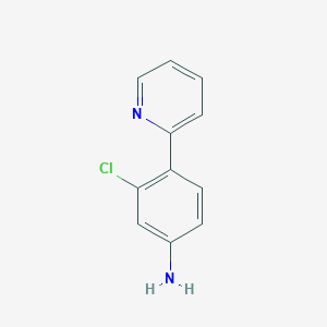 3-Chloro-4-(pyridin-2-yl)aniline