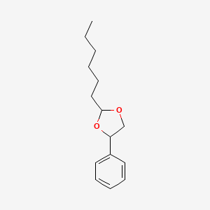 2-Hexyl-4-phenyl-1,3-dioxolane