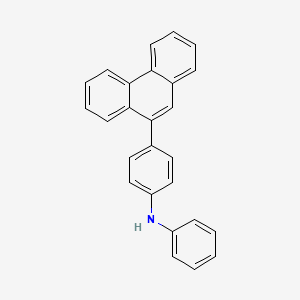 molecular formula C26H19N B1507579 (4-Phenanthren-9-yl-phenyl)-phenyl-amine 