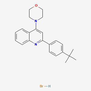 2-(4-Tert-butylphenyl)-4-(4-morpholinyl)quinoline hydrobromide