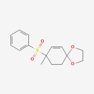 8-(Benzenesulfonyl)-8-methyl-1,4-dioxaspiro[4.5]dec-6-ene