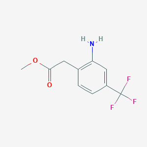 Methyl 2-(2-amino-4-(trifluoromethyl)phenyl)acetate