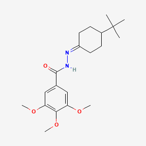 N'-(4-tert-butylcyclohexylidene)-3,4,5-trimethoxybenzohydrazide