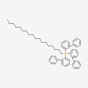 Octadecyltris(2-biphenylyl)silane