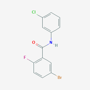 5-bromo-N-(3-chlorophenyl)-2-fluorobenzamide