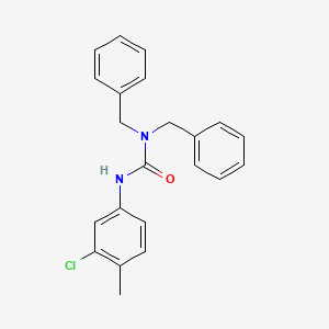 3-(3-Chloro-4-methylphenyl)-1,1-dibenzylurea