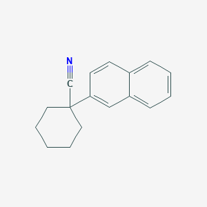 molecular formula C17H17N B1507598 1-(Naphthalen-2-yl)cyclohexanecarbonitrile CAS No. 944352-46-9