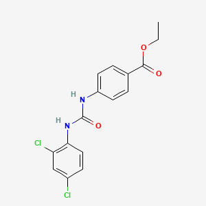 Ethyl 4-[(2,4-dichlorophenyl)carbamoylamino]benzoate