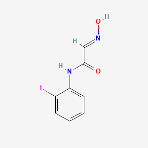 molecular formula C8H7IN2O2 B15075991 (2E)-2-(hydroxyimino)-N-(2-iodophenyl)ethanamide 