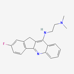 N1-(2-Fluoro-11H-indeno[1,2-b]quinolin-10-yl)-N2,N2-dimethylethane-1,2-diamine