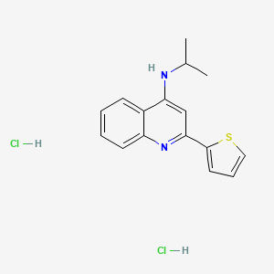 N-Isopropyl-2-(2-thienyl)-4-quinolinamine dihydrochloride