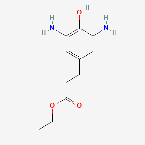 Ethyl 3-(3,5-diamino-4-hydroxyphenyl)propanoate