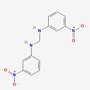 N,N'-bis(3-nitrophenyl)methanediamine