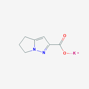 molecular formula C7H7KN2O2 B1507612 Potassium 5,6-dihydro-4H-pyrrolo[1,2-b]pyrazole-2-carboxylate 