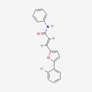 3-(5-(2-Chlorophenyl)furan-2-yl)-N-phenylacrylamide