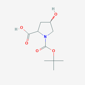 molecular formula C10H17NO5 B1507617 (4S)-rel-1-(tert-Butoxycarbonyl)-4-hydroxypyrrolidine-2-carboxylic acid CAS No. 946610-68-0