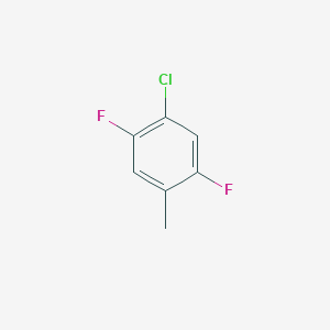 molecular formula C7H5ClF2 B1507618 1-Chloro-2,5-difluoro-4-methylbenzene CAS No. 879093-04-6