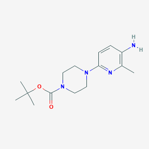 molecular formula C15H24N4O2 B1507619 1-Boc-4-(5-amino-6-methyl-2-pyridinyl)piperazine 