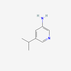 molecular formula C8H12N2 B1507620 5-Isopropylpyridin-3-amine CAS No. 1256821-12-1