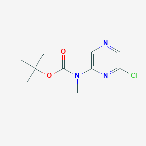 molecular formula C10H14ClN3O2 B1507621 tert-butyl N-(6-chloropyrazin-2-yl)-N-methylcarbamate 