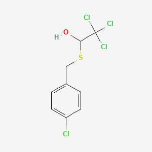 Ethanol, 2,2,2-trichloro-1-[[(4-chlorophenyl)methyl]thio]-