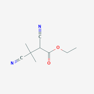 Ethyl 2,3-dicyano-3-methylbutanoate