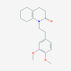 1-(3,4-Dimethoxyphenethyl)-3,4,5,6,7,8-hexahydro-2(1H)-quinolinone