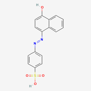 Benzenesulfonic acid, 4-((4-hydroxy-1-naphthalenyl)azo)-