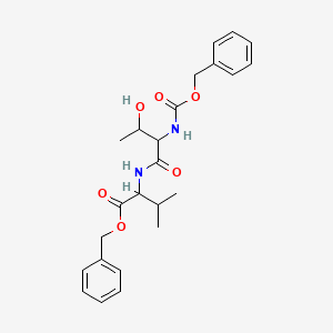 B15076388 Carbobenzyloxy-L-threonyl-L-valine benzyl ester CAS No. 5616-74-0