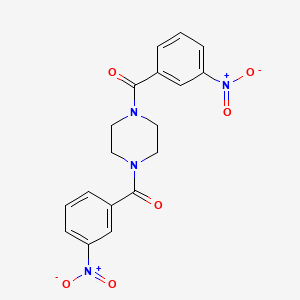 1,4-Bis(3-nitrobenzoyl)piperazine