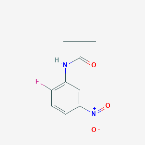 N-(2-fluoro-5-nitrophenyl)-2,2-dimethylpropanamide