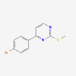 4-(4-Bromophenyl)-2-(methylthio)pyrimidine