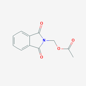 molecular formula C11H9NO4 B150765 (1,3-二氧代异吲哚啉-2-基)甲基乙酸酯 CAS No. 5493-24-3