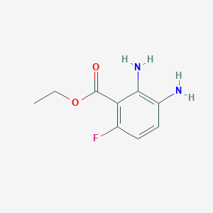 molecular formula C9H11FN2O2 B1507650 Ethyl 2,3-diamino-6-fluorobenzoate 