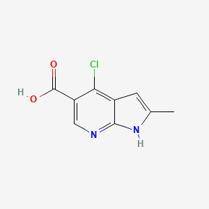 4-chloro-2-methyl-1H-pyrrolo[2,3-b]pyridine-5-carboxylic acid
