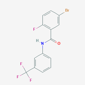 5-Bromo-2-fluoro-N-(3-(trifluoromethyl)phenyl)benzamide