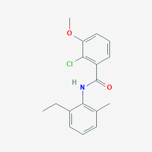 2-chloro-N-(2-ethyl-6-methylphenyl)-3-methoxybenzamide