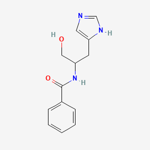 Benzamide, N-[1-hydroxymethyl-2-(1H-imidazol-4-yl)ethyl]-