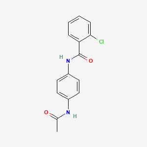 N-[4-(acetylamino)phenyl]-2-chlorobenzamide