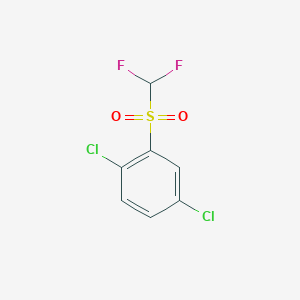 1,4-Dichloro-2-((difluoromethyl)sulfonyl)benzene