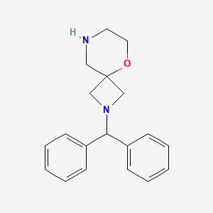 molecular formula C19H22N2O B1507660 2-(Diphenylmethyl)-5-oxa-2,8-diazaspiro[3.5]nonane CAS No. 1179337-03-1