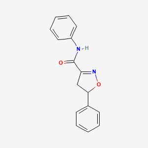 N,5-Diphenyl-4,5-dihydro-3-isoxazolecarboxamide